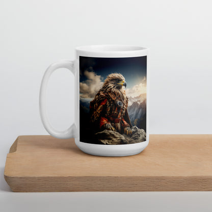 Hawk Spirit Animal Ceramic Mug