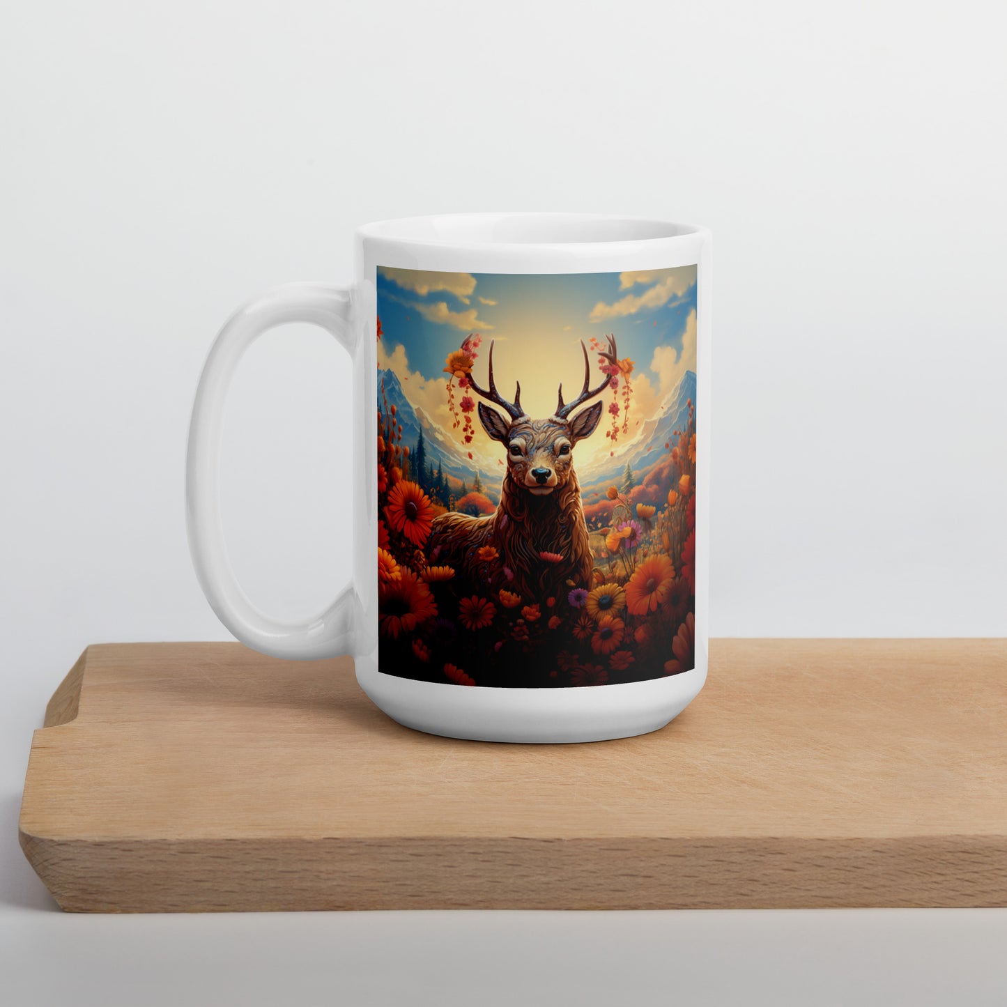 Deer Spirit Animal Ceramic Mug