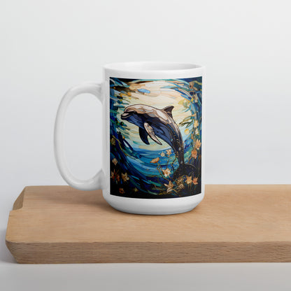 Dolphin Spirit Animal Ceramic Mug