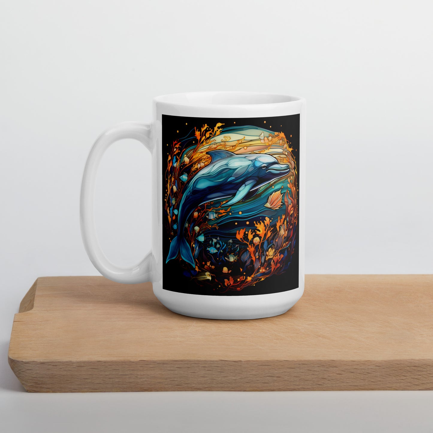 Dolphin Spirit Animal Ceramic Mug