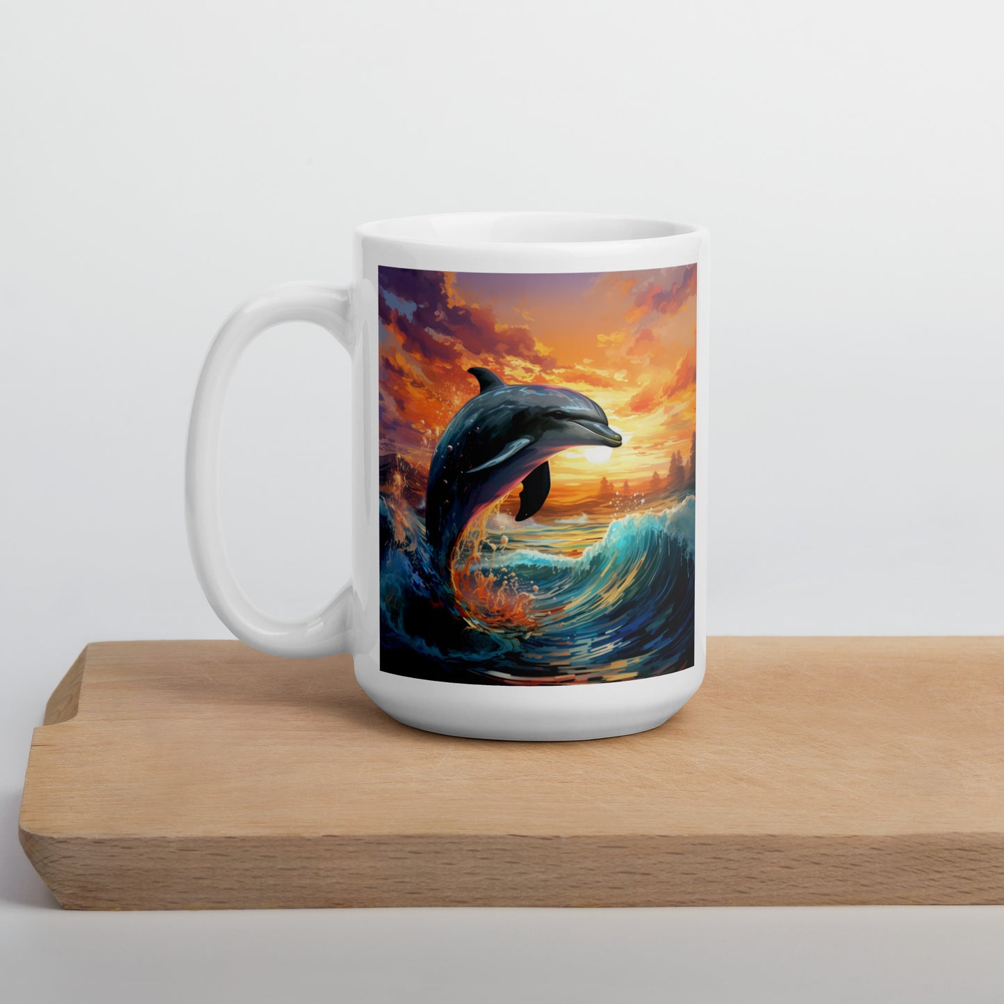 Dolphin Spirit Animal Ceramic Mug