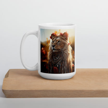 Lion Spirit Animal Ceramic Mug