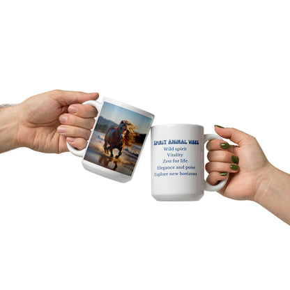 Horse Spirit Animal Ceramic Mug