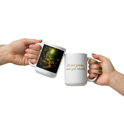 It's Your Journey, Create Your Own Path Ceramic Mug