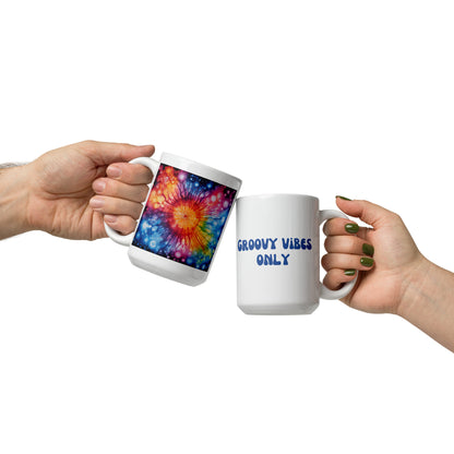 Groovy Vibes Only Cermaic Mug