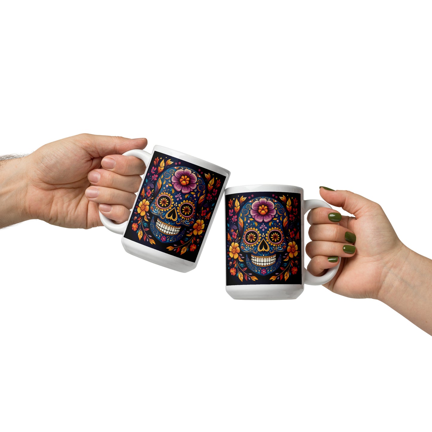 Day of the Dead Sugar Skulls Ceramic Mug