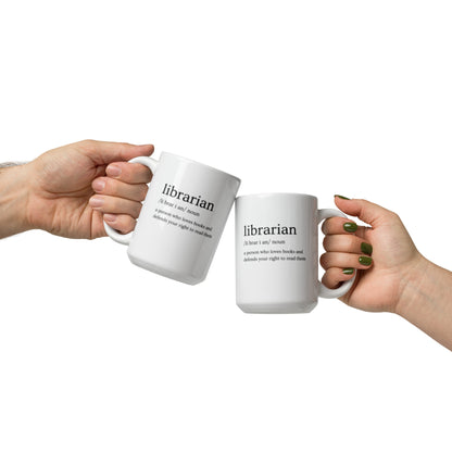 LIbrarian Definition Cermaic Mug