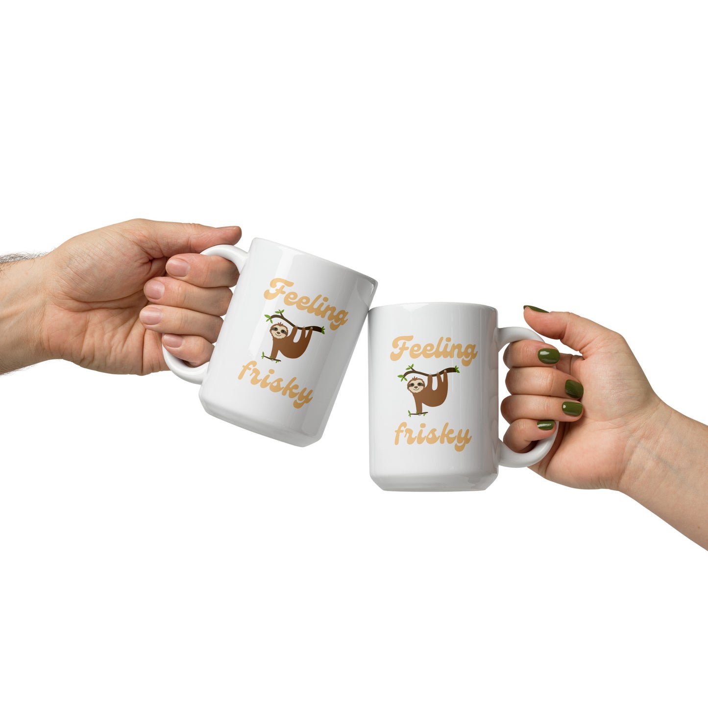 Feeling Frisky Sloth Ceramic Mug