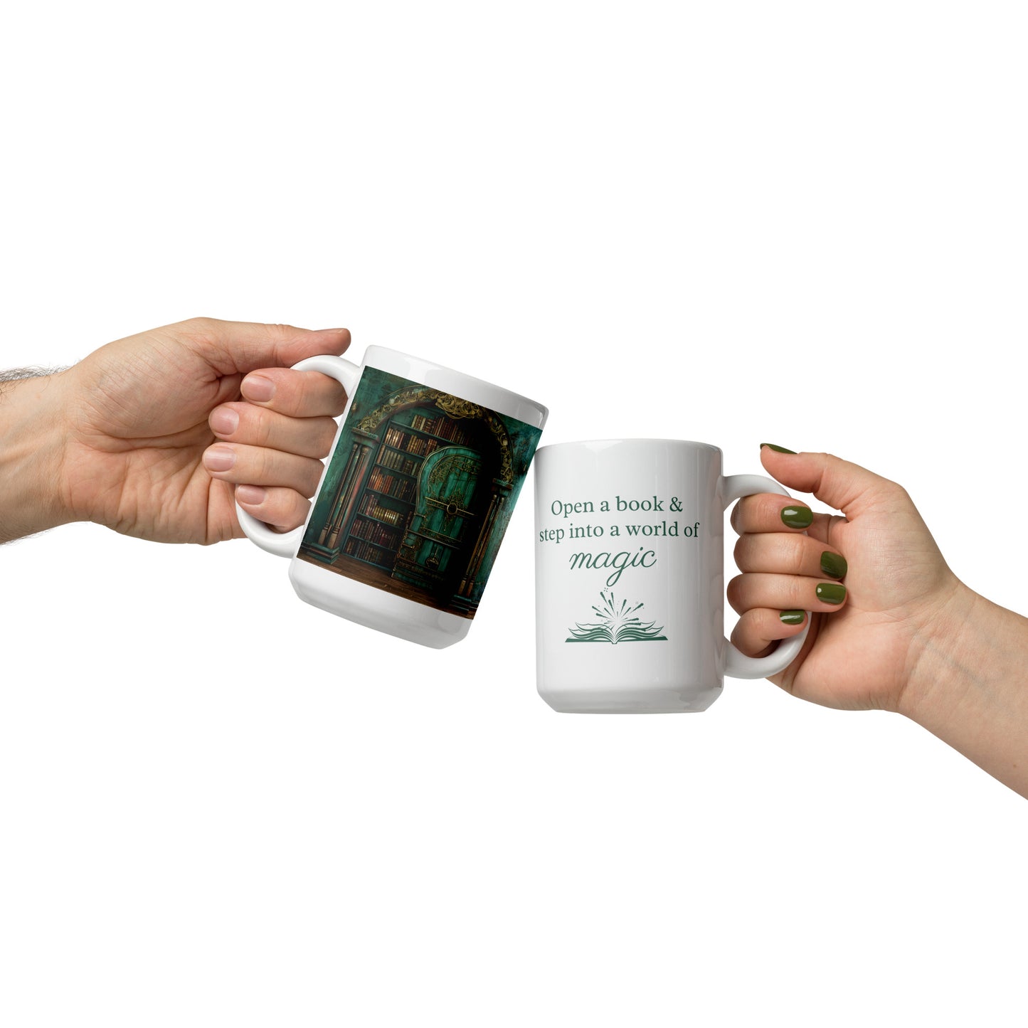 Open a Book & Step Into a World of Magic Ceramic Mug