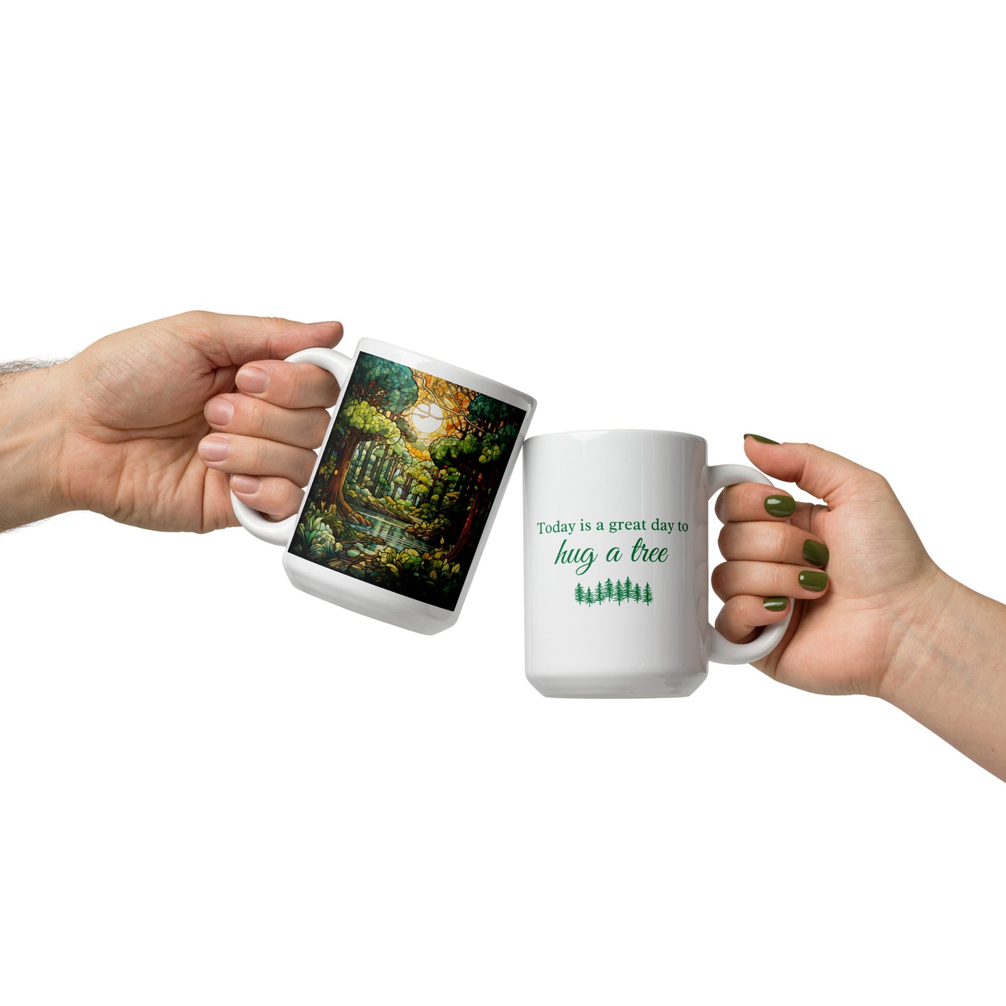 Today is a Great Day to Hug a Tree Ceramic Mug