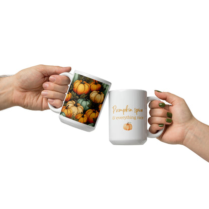 Pumpkin Spice & Everything Nice Ceramic Mug