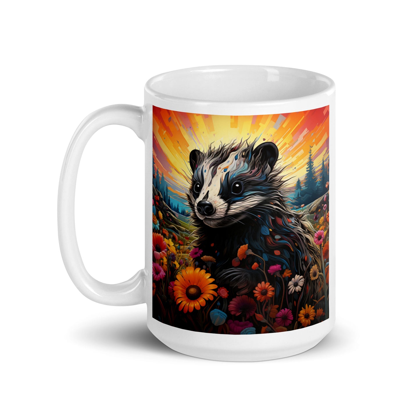 Skunk Spirit Animal Ceramic Mug