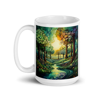 Hug a Tree, Plant a Smile Ceramic Mug