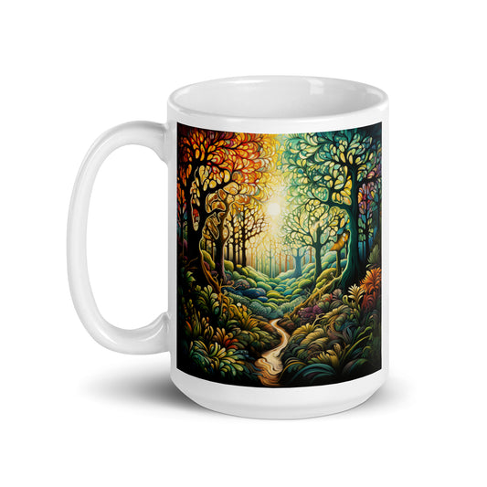 Colorful Forest Ceramic Mug