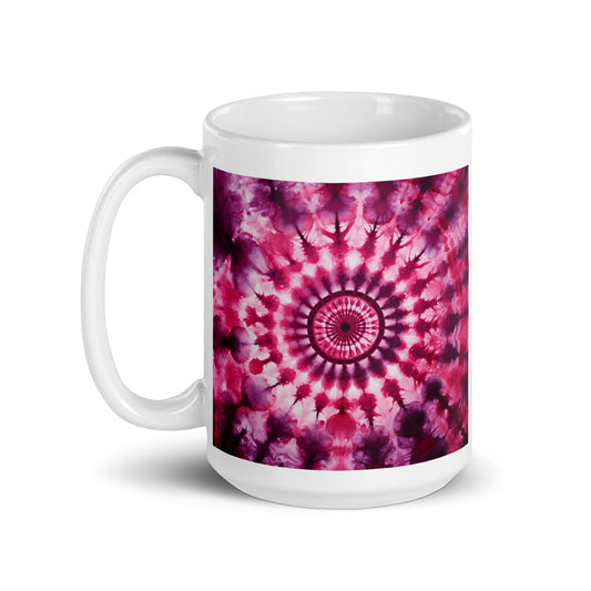 Peace, Love and Tie Dye Vibes Ceramic Mug