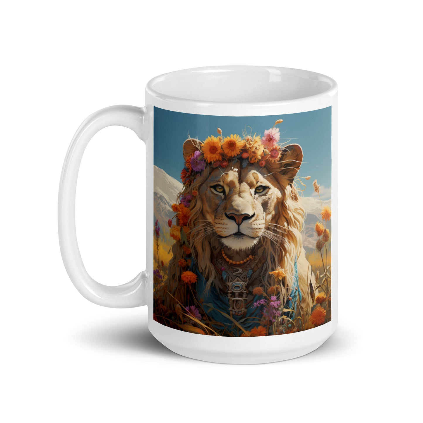 Lion Spirit Animal Ceramic Mug