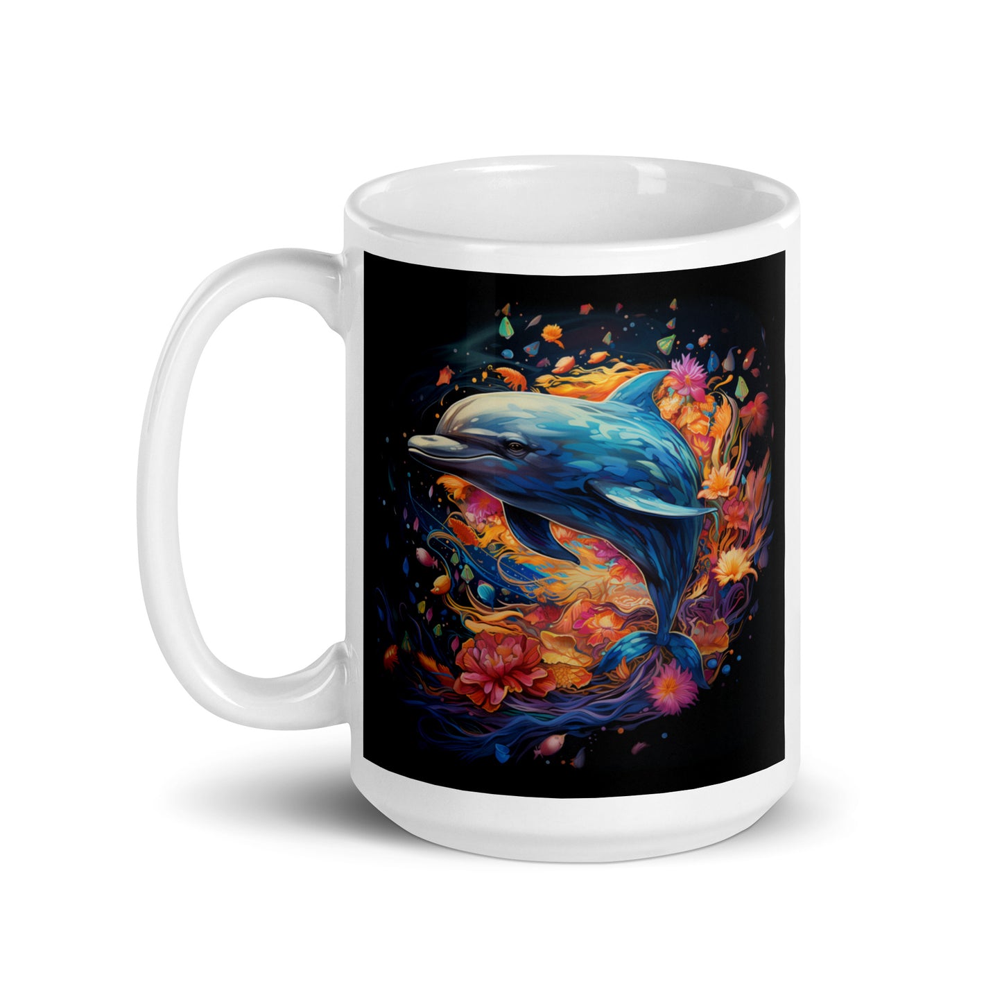 Dolphin Spirit Animal Ceramic Mug