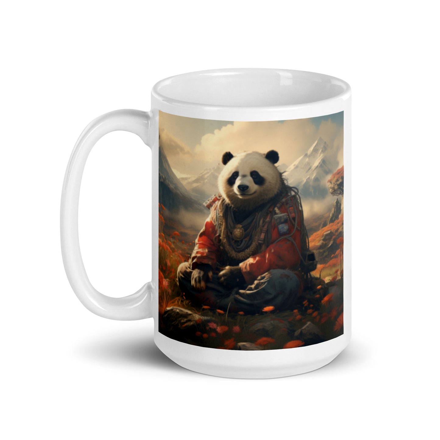 Panda Spirit Animal Ceramic Mug