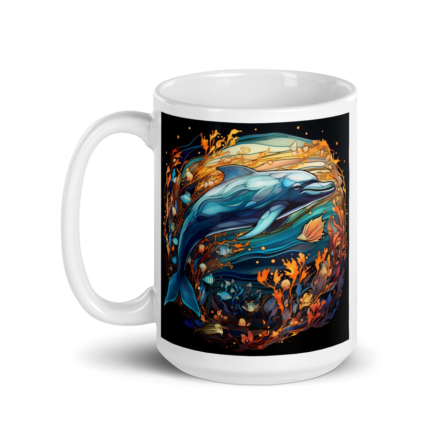 Dolphin Spirit Animal Ceramic Mug