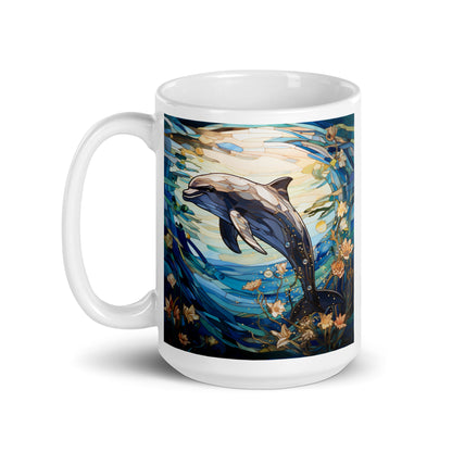 Dolphin Spirit Animal Ceramic Mug