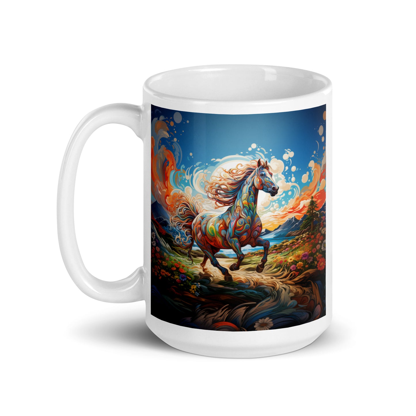 Horse Spirit Animal Ceramic Mug