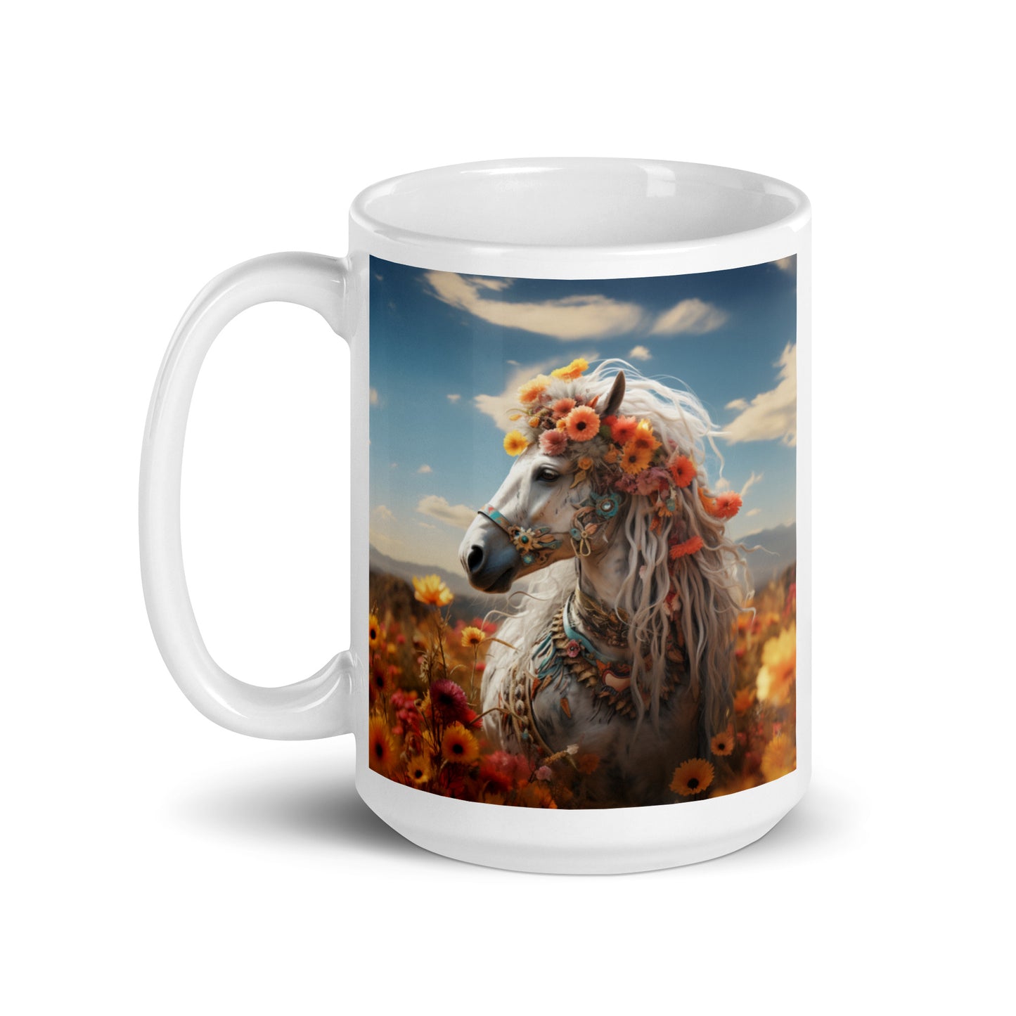 Horse Spirit Animal Ceramic Mug