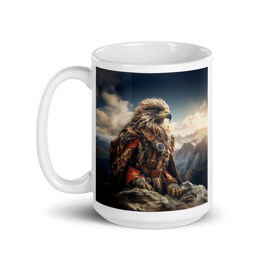 Hawk Spirit Animal Ceramic Mug