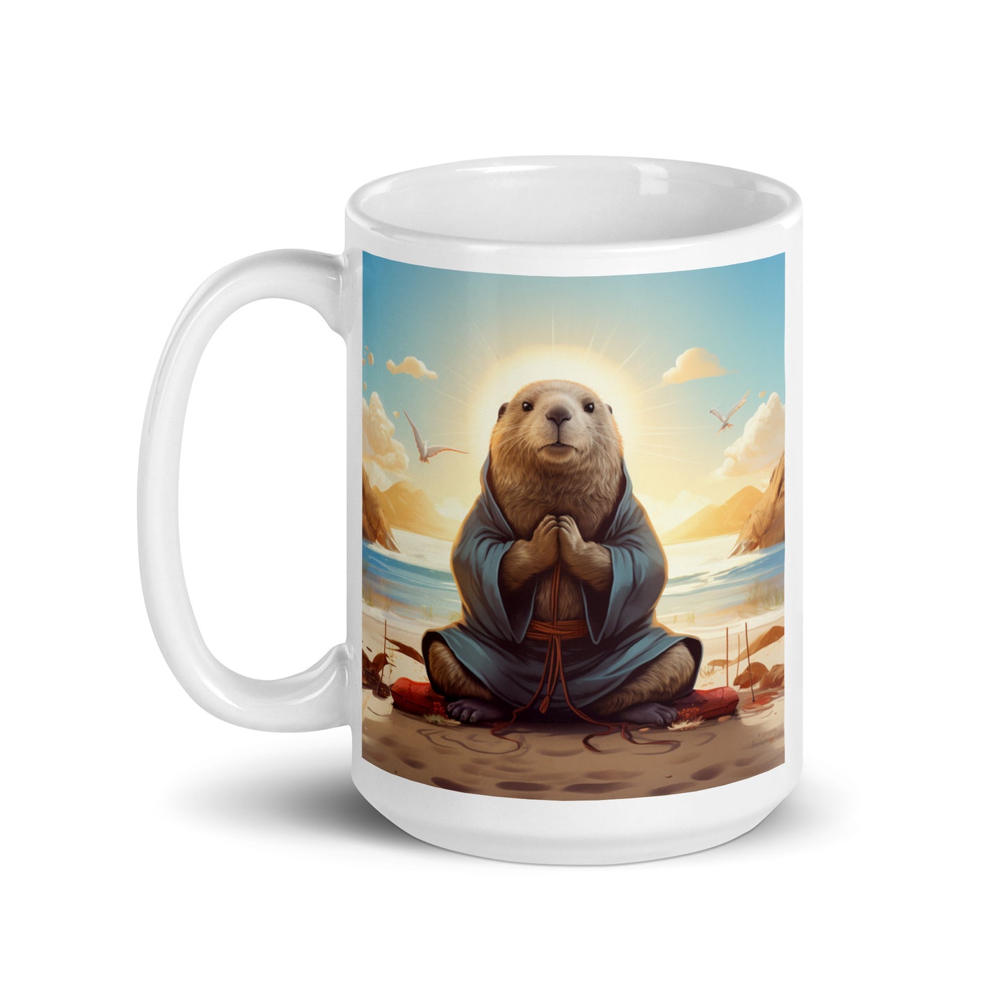 Groundhog Spirit Animal Ceramic Mug