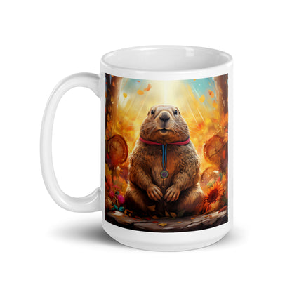 Groundhog Spirit Animal Ceramic Mug