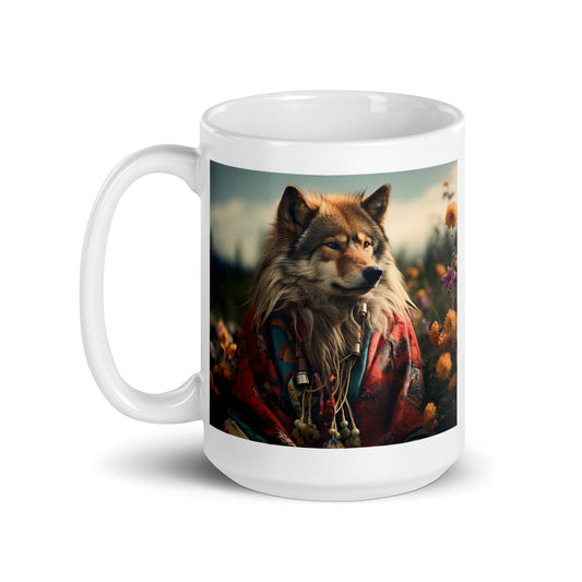 Wolf Spirit Animal Ceramic Mug