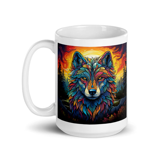 Wolf Spirit Animal Ceramic Mug