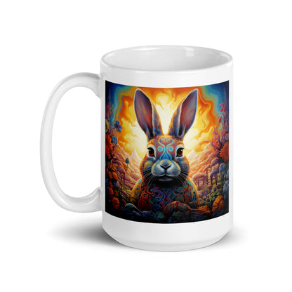 Rabbit Spirit Animal Ceramic Mug