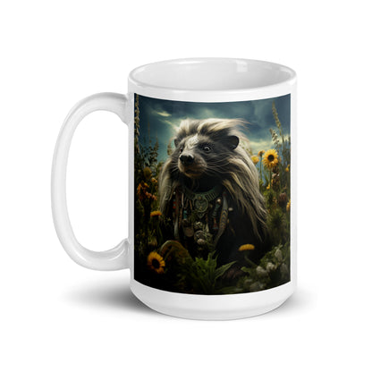 Skunk Spirit Animal Ceramic Mug