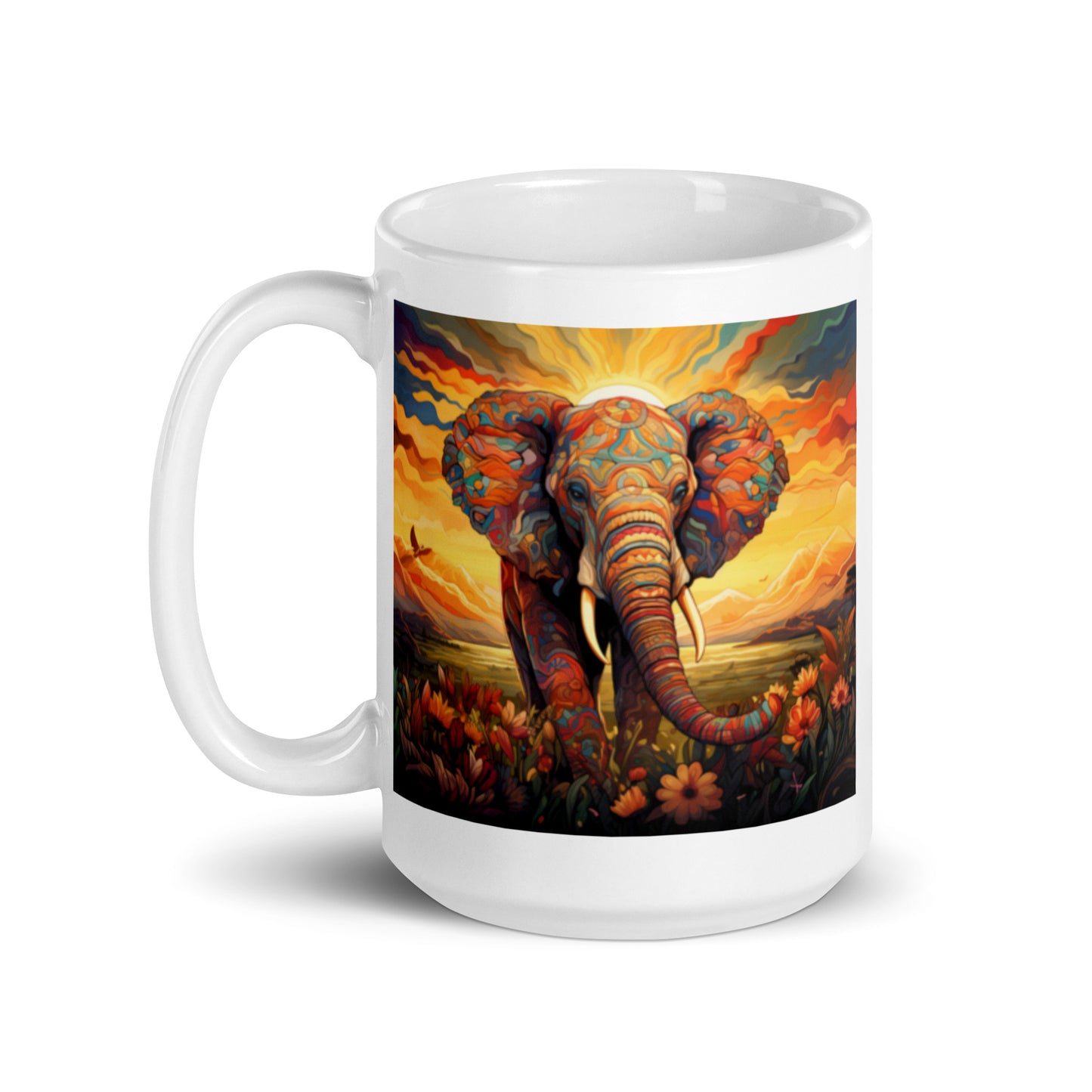 Elephant Spirit Animal Cermaic Mug