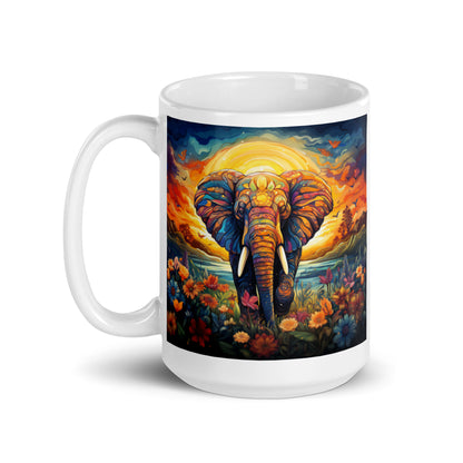 Elephant Spirit Animal Ceramic Mug