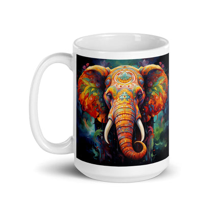 Elephant Spirit Animal Ceramic Mug