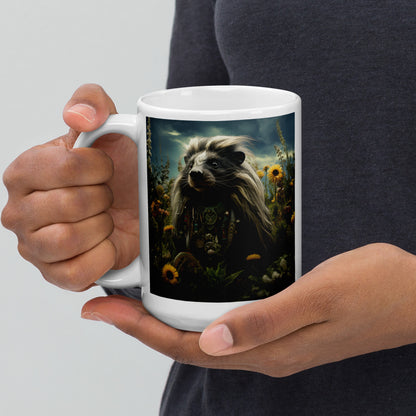 Skunk Spirit Animal Ceramic Mug