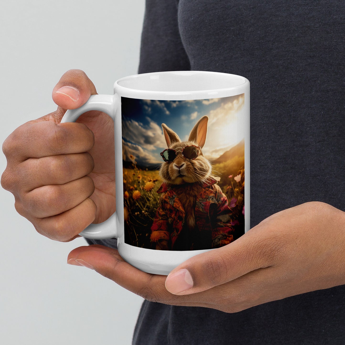 Rabbit Spirit Animal Ceramic Mug