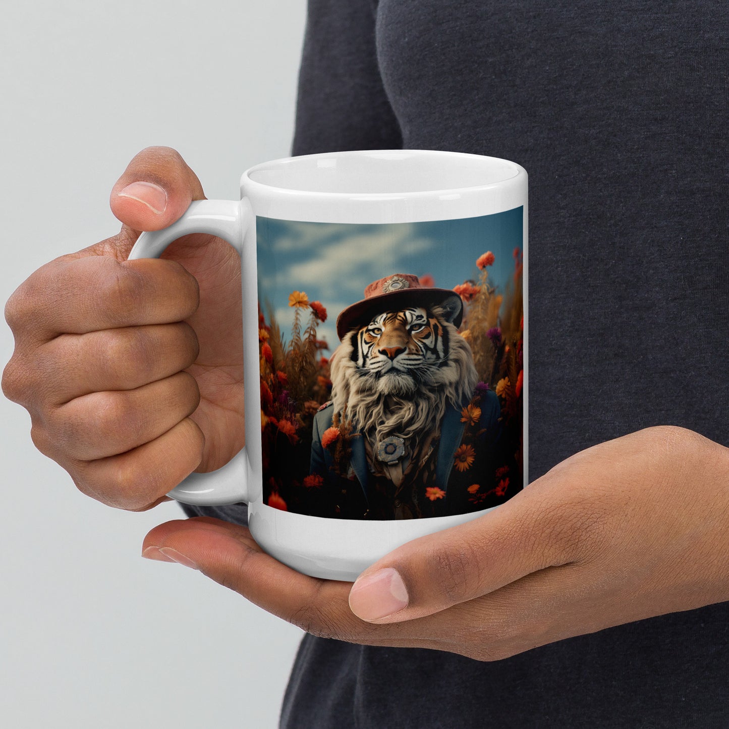 Tiger Spirit Animal Ceramic Mug