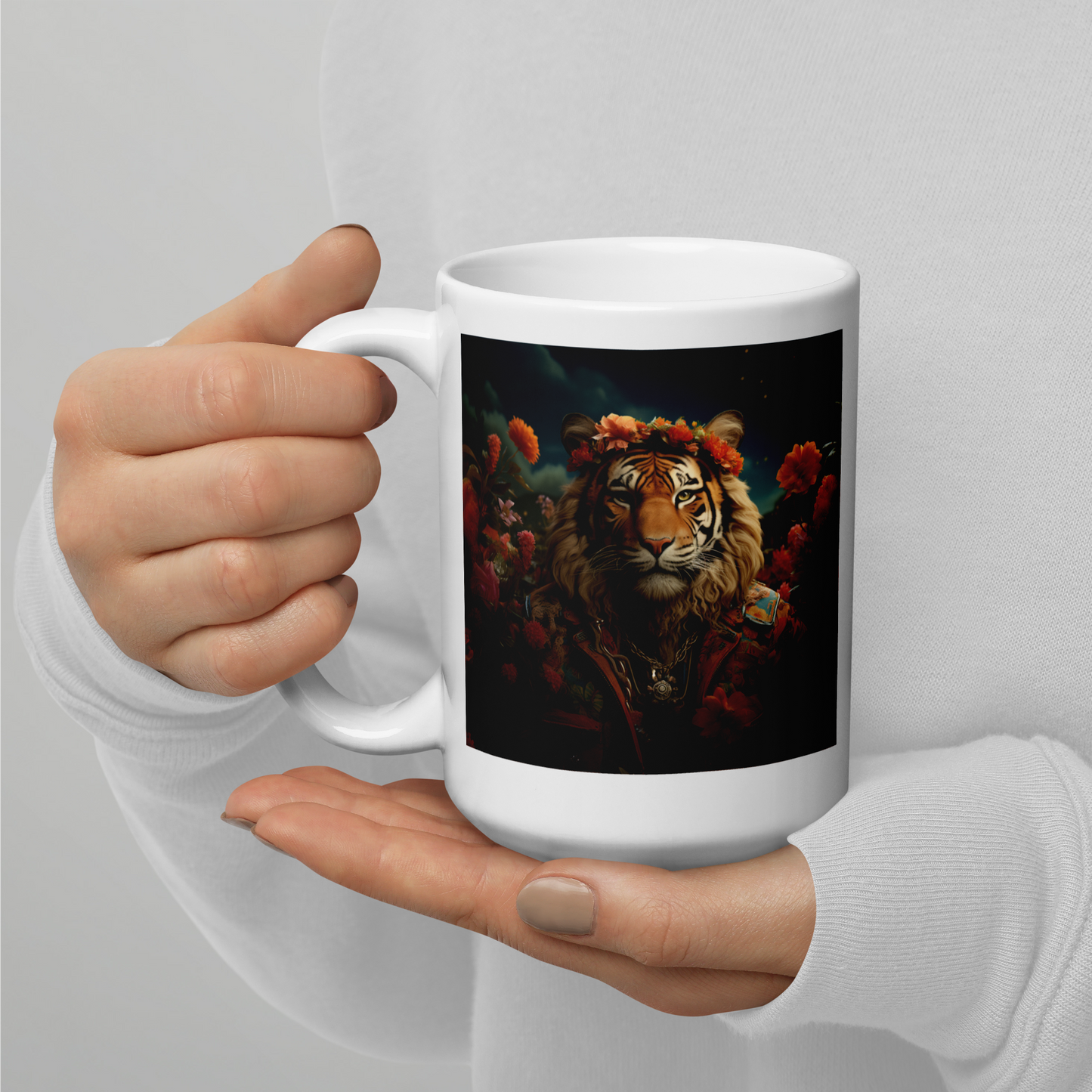 Tiger Spirit Animal Ceramic Mug