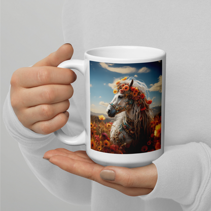 Horse Spirit Animal Ceramic Mug