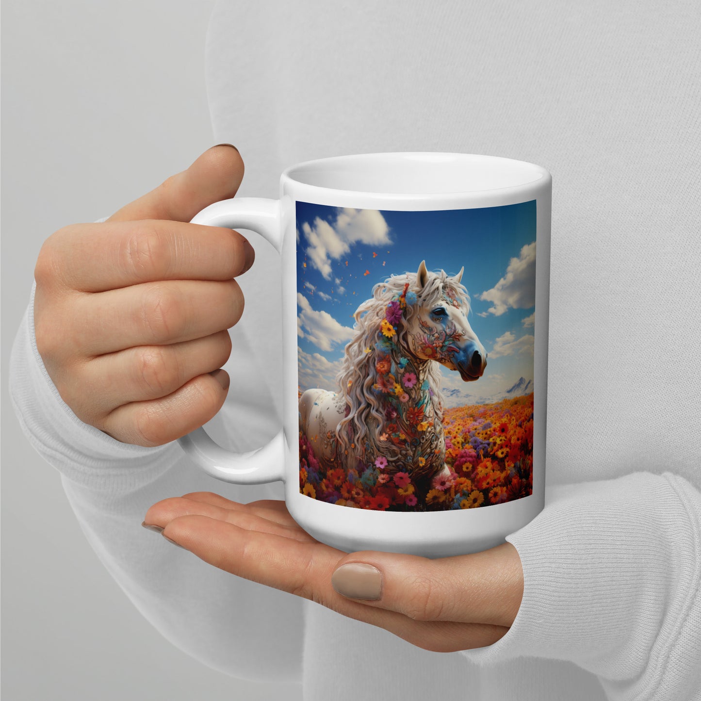 Horse Spirit Animal Ceramic Mug