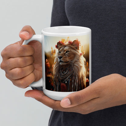 Lion Spirit Animal Ceramic Mug