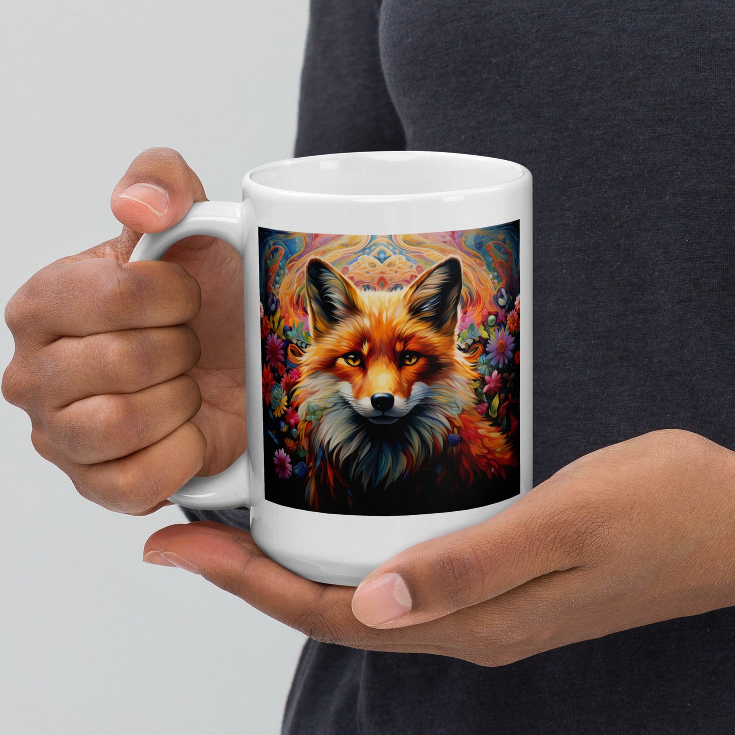 Fox Spirit Animal Ceramic Mug