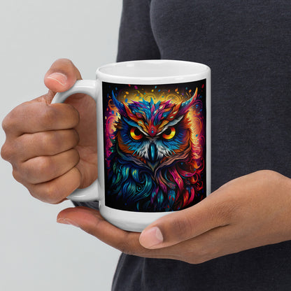 Owl Spirit Animal Ceramic Mug