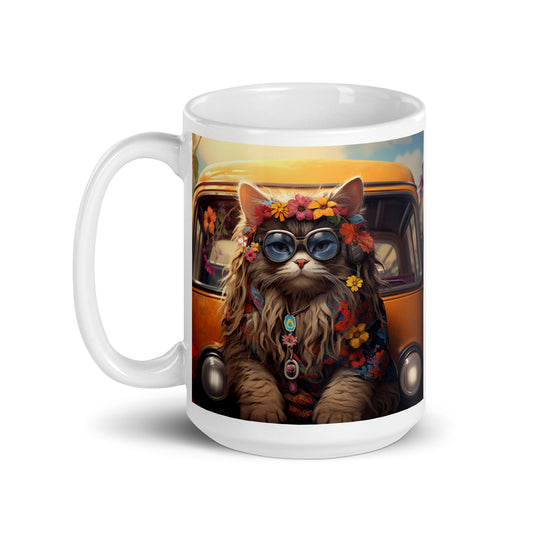 Cat Spirit Animal Ceramic Mug