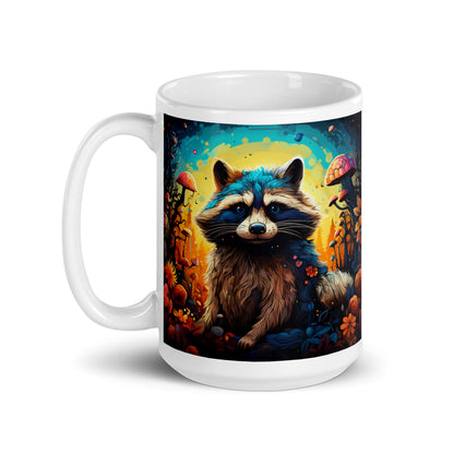 Raccoon Spirit Animal Ceramic Mug