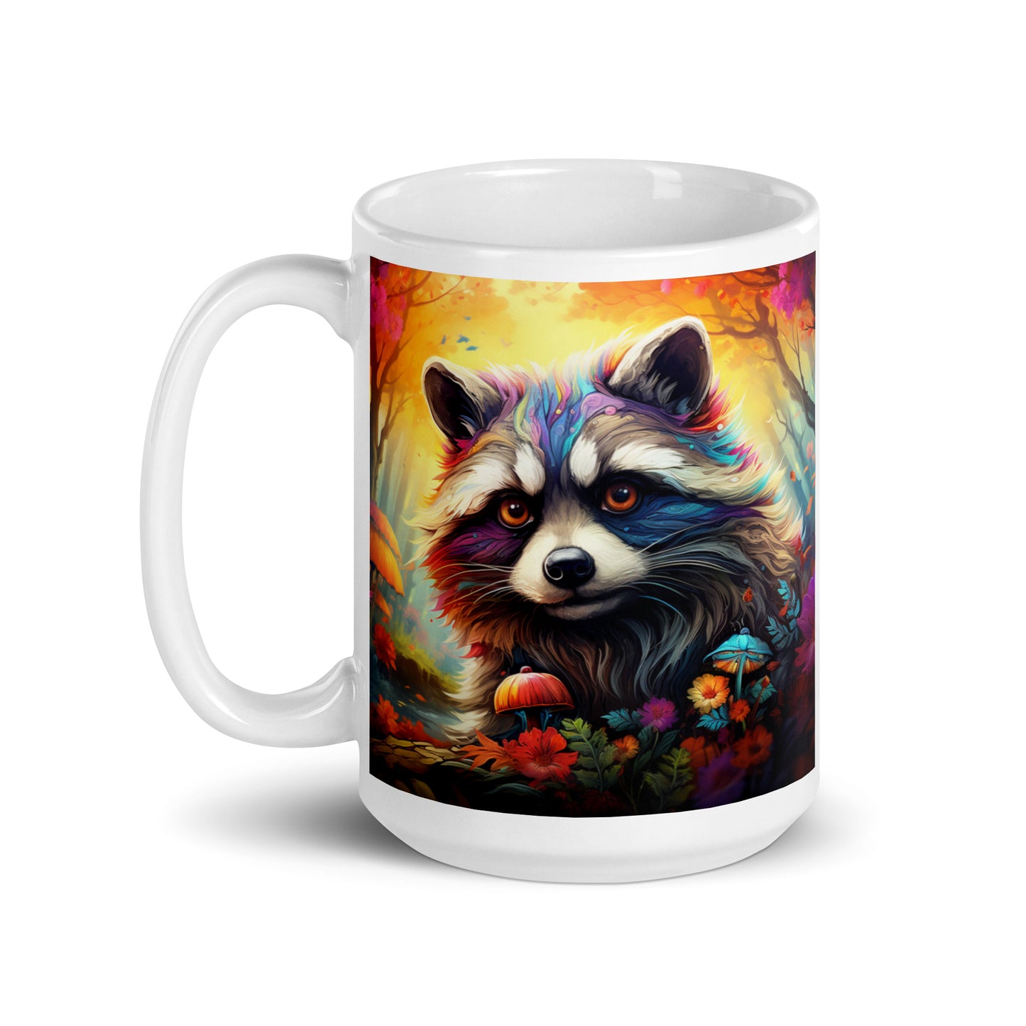 Raccoon Spirit Animal Ceramic Mug