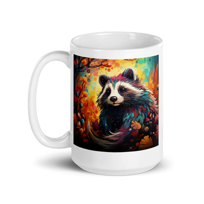 Raccoon Spirit Animal Ceramic Mug