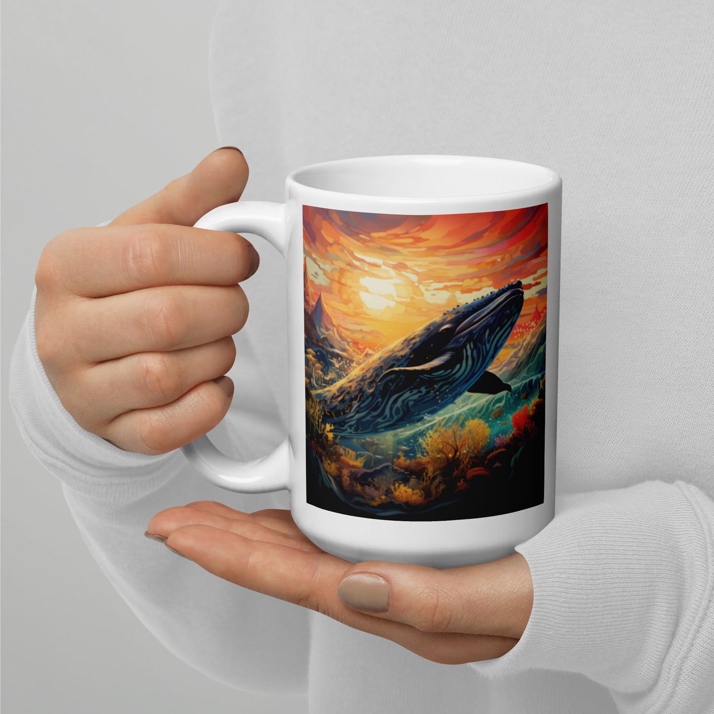 Whale Spirit Animal Ceramic Mug